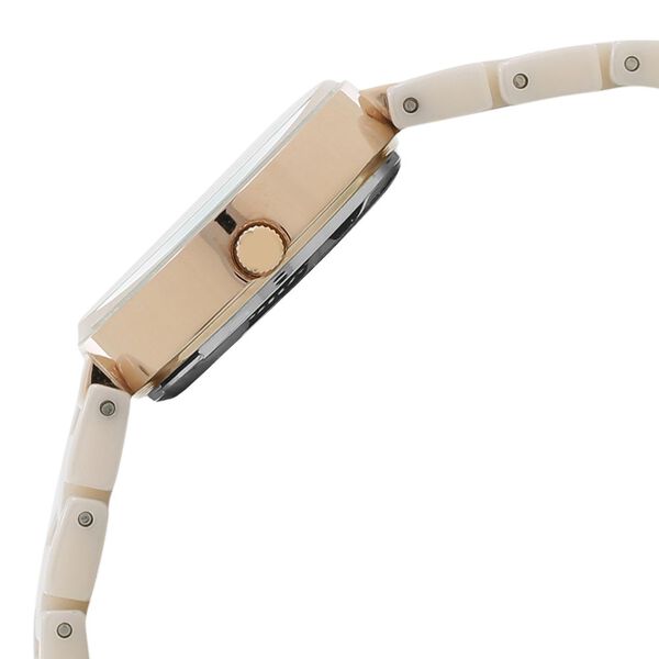 Anne Klein Quartz Analog Mother of Pearl Dial Ceramic Strap Watch for Women - image number 2