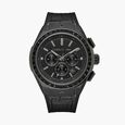 Cerruti 1881 Quartz Chronograph Black Dial Black Silicone Strap Watch For Men - image number 0