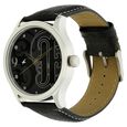 Fastrack Quartz Analog Black Dial Leather Strap Watch for Guys - image number 1