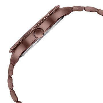 Sonata Poze Quartz Analog Brown Dial Brown Metal Strap Watch For Men