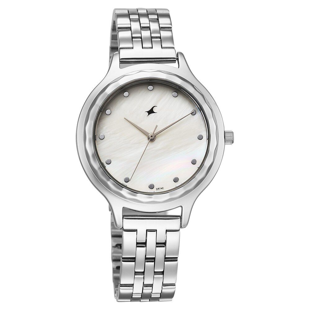 Buy Online Fastrack Stunners X Quartz Analog Ivory Dial Stainless