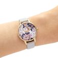 Olivia Burton Quartz Analog White Dial Leather Strap Watch for Women - image number 3