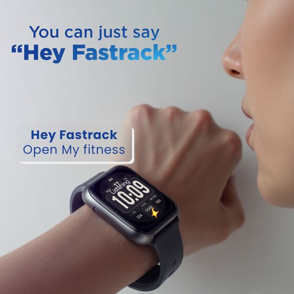 Fastrack VOX Plus - 4.69 cm Ultra Vu Display, Offline Voice Commands, To do list, Functional Crown, IP68 Smartwatch - image number 3