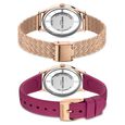 Kenneth Cole Quartz Analog Silver Dial Silicone Strap Watch for Women - image number 2