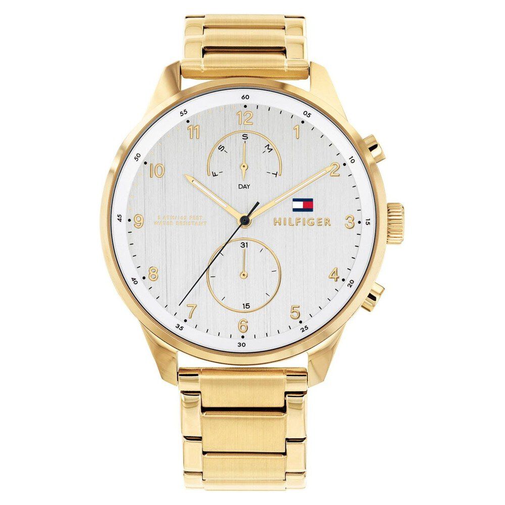 TKO TKO Women's Gold-Tone Multi-Function Blue Rubber Strap Watch