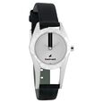 Fastrack Quartz Analog Silver Dial Leather Strap Watch for Girls - image number 0