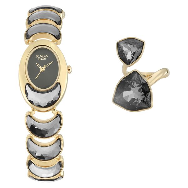 Titan Raga Cocktails Multicoloured Dial Analog Metal Strap Watch for Women - image number 2