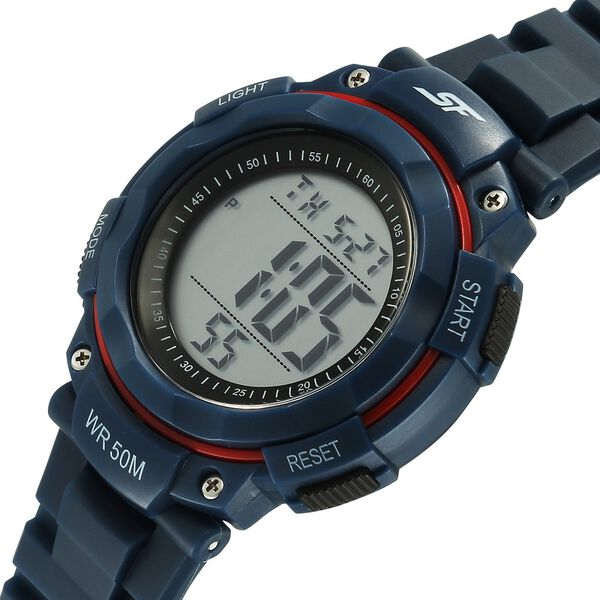 SF Digitals Digital Dial Blue Strap Watch For Men - image number 2