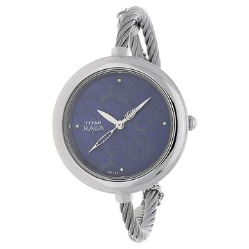 Titan Raga Garden of Eden Silver Dial Analog Stainless Steel Strap watch for Women