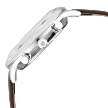 Titan Quartz Multifunction Brown Dial Leather Strap Watch for Men