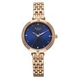 Titan Raga Showstopper Quartz Analog Blue Dial Rose Gold Metal Strap Watch For Women - image number 0