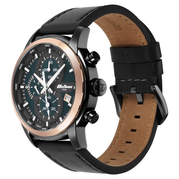 Titan Octane Silver Dial Chronograph Watch for Men - image number 3