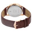 Titan Quartz Analog with Date Black Dial Leather Strap Watch for Men - image number 4