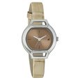 Fastrack Quartz Analog Black Dial Leather Strap Watch for Girls