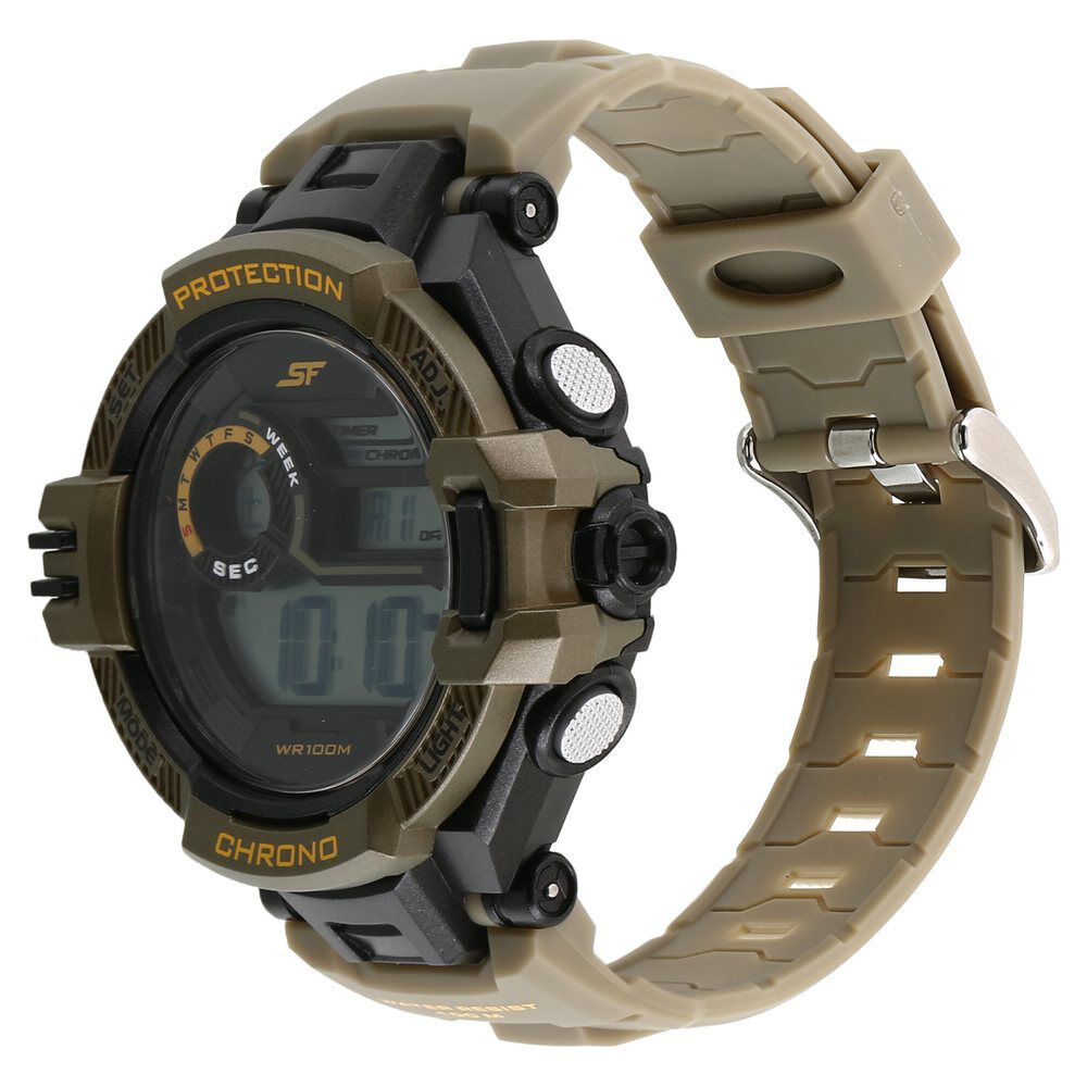 Buy Online SF Digital Dial Plastic Strap Watch for Men np77075pp04 Titan