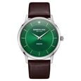 Kenneth Cole Quartz Analog Green Dial Leather Strap Watch for Men - image number 0