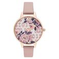 Olivia Burton Quartz Analog White Dial Leather Strap Watch for Women - image number 0