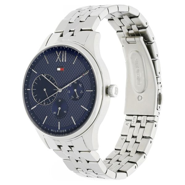 Buy Online Tommy Hilfiger Quartz Multifunction Blue Dial Stainless ...