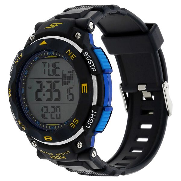 SF Digital Dial Plastic Strap Watch for Men - image number 1