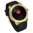 Kenneth Cole Smart Black Dial Silicone Strap Unisex Watch With Brown Strap - image number 3