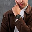 Cerruti 1881 Black Dial Silicone Strap Watch for Men - image number 6