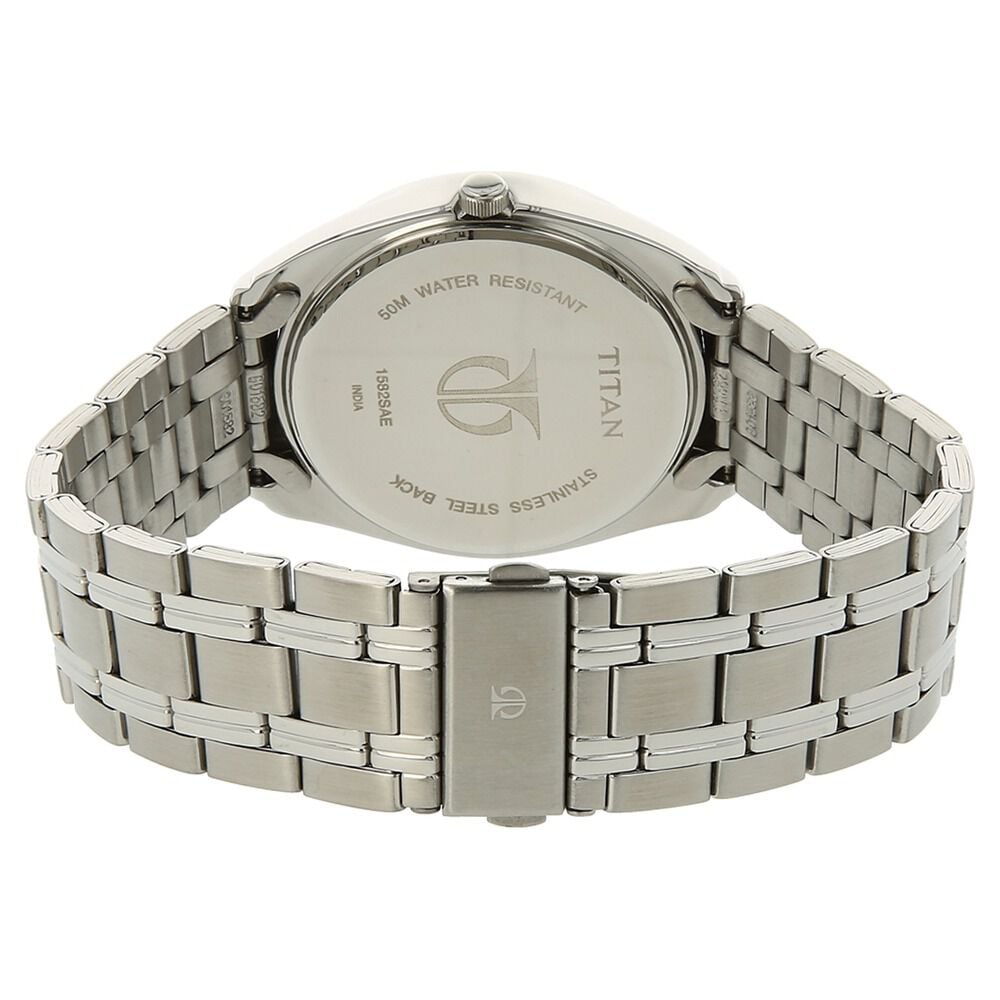 Buy Online Titan Purple Silver Dial Analog with Day and Date