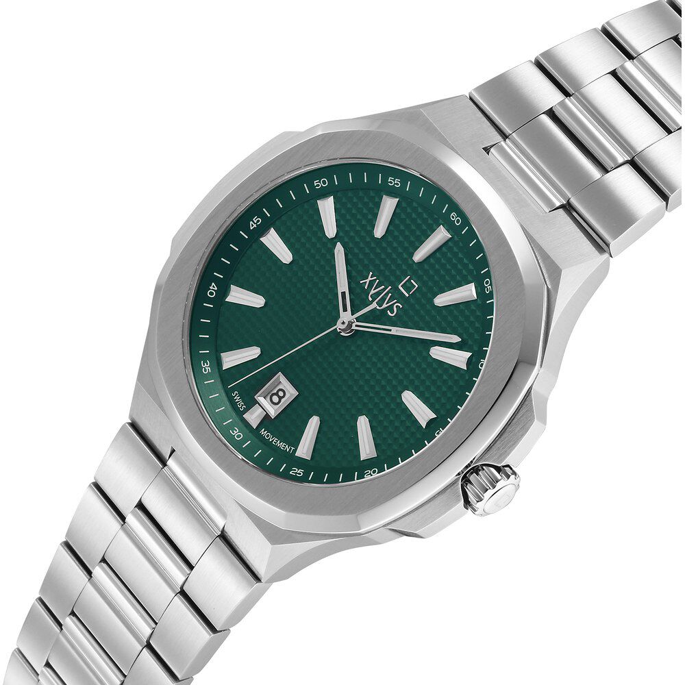 Buy Online Xylys Integra Swiss Analog Stainless Steel Green Dial
