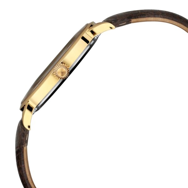 Titan Nebula Vintage 18k Gold Analog Leather Strap Watch For Men - image number 3