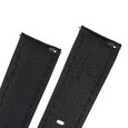 22 mm Black Genuine Leather Straps for Men - image number 4