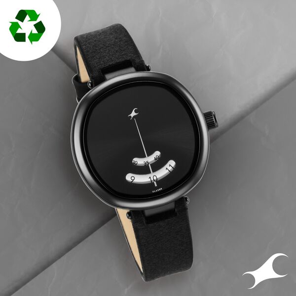 Fastrack Revibe Quartz Analog Black Dial Fabric Strap Watch for Girls - image number 0