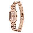Titan Raga Showstopper Quartz Analog Rose Gold Dial Rose Gold Metal Strap Rectangular Shaped Watch For Women - image number 3
