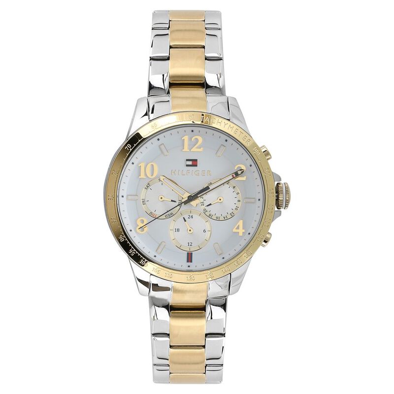 Tommy Hilfiger Quartz Multifunction White Dial Stainless Steel Strap Watch for Women