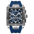 Cerruti 1881 Quartz Chronograph Blue Dial Blue Silicone Strap Watch For Men - image number 0