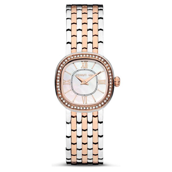 Cerruti 1881 Quartz Analog White Dial Stainless Steel Strap Watch for Women - image number 0