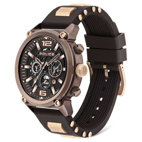 Police Multifunction Brown Dial Watch for Men - image number 1