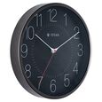 Titan Metallic Black Wall Clock with Slim Hands - 30 cm x 30 cm (Medium) - image number 2