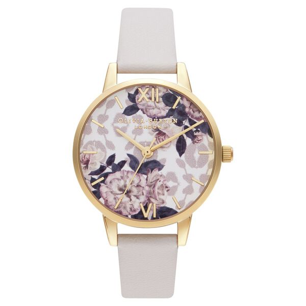 Olivia Burton Quartz Analog White Dial Leather Strap Watch for Women - image number 0