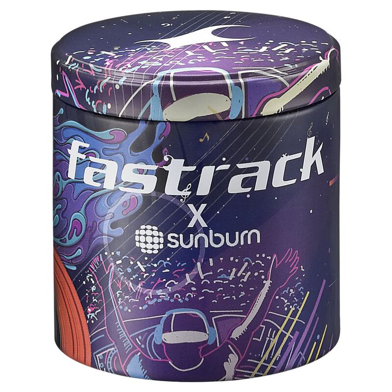 Fastrack Sunburn Quartz Analog Black Dial Leather Strap Watch for Guys - image number 5