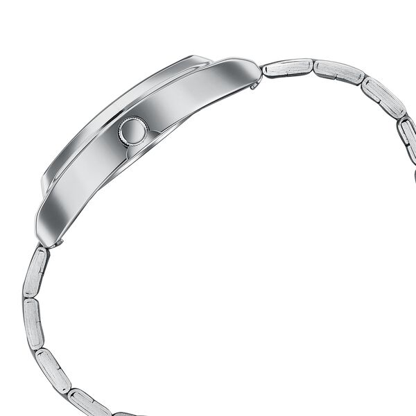 Sonata Ascent White Textured Tonneau Watch for Men - image number 4
