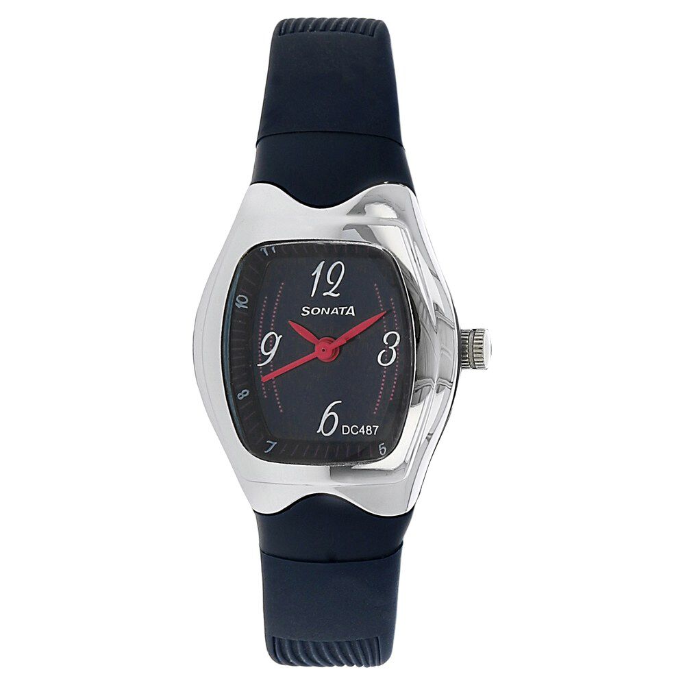 Buy Online SF Quartz Analog Green Dial Plastic Strap Watch for