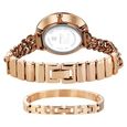 Titan Raga Glimmers Quartz Analog Mother of Pearl Dial Rose Gold Stainless Steel Strap Watch For Women - image number 6