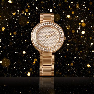 Sonata Blush It Up Rose Gold Dial Women Watch With Stainless Steel Strap