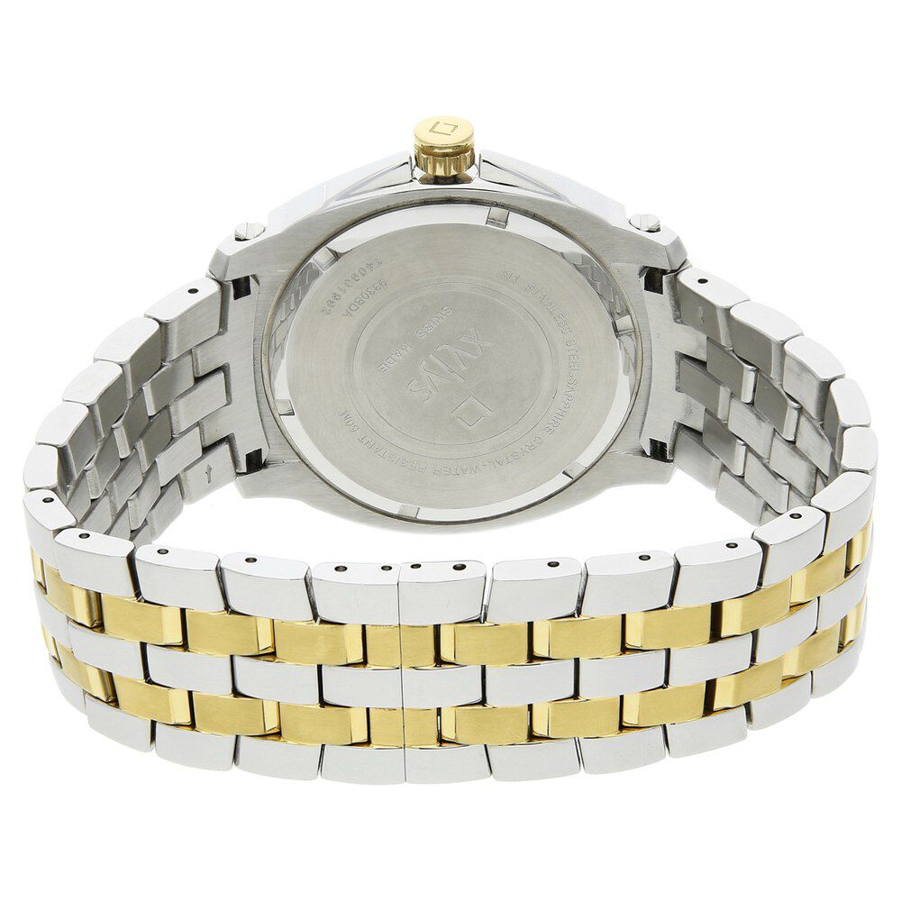 Buy Online Xylys Swiss Analog Two Toned Stainless Steel Strap and