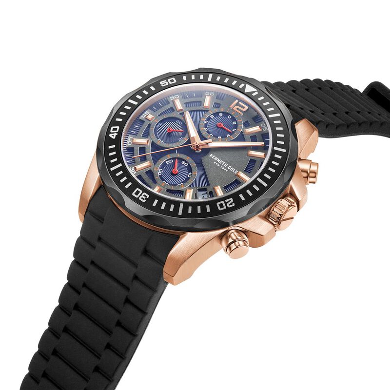 Kenneth Cole Chronograph Blue Dial Watch for Men - image number 3