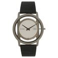 Titan Quartz Analog Black Dial Leather Strap Watch for Men