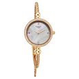 Titan Raga Spotlight Quartz Analog White Dial Rose Gold Metal Strap Watch For Women - image number 1