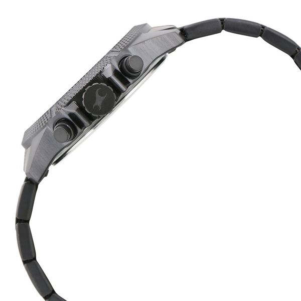 Fastrack Loopholes Quartz Multifunction Black Dial Stainless Steel Strap Watch for Guys - image number 2