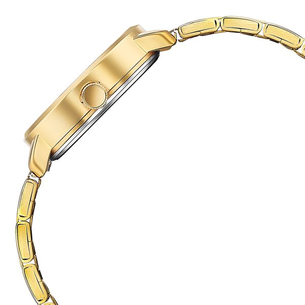Sonata Poze Quartz Analog Mother of Pearl Dial Golden Metal Strap Watch For Women - image number 5