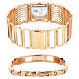 Titan Raga Ethereal Quartz Analog Mother of Pearl Dial Rose Gold Stainless Steel Strap Watch For Women - image number 5