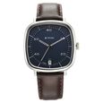 Titan Neo Curve Quartz Analog with Date Anthracite Dial Black Leather Strap Watch for Men
